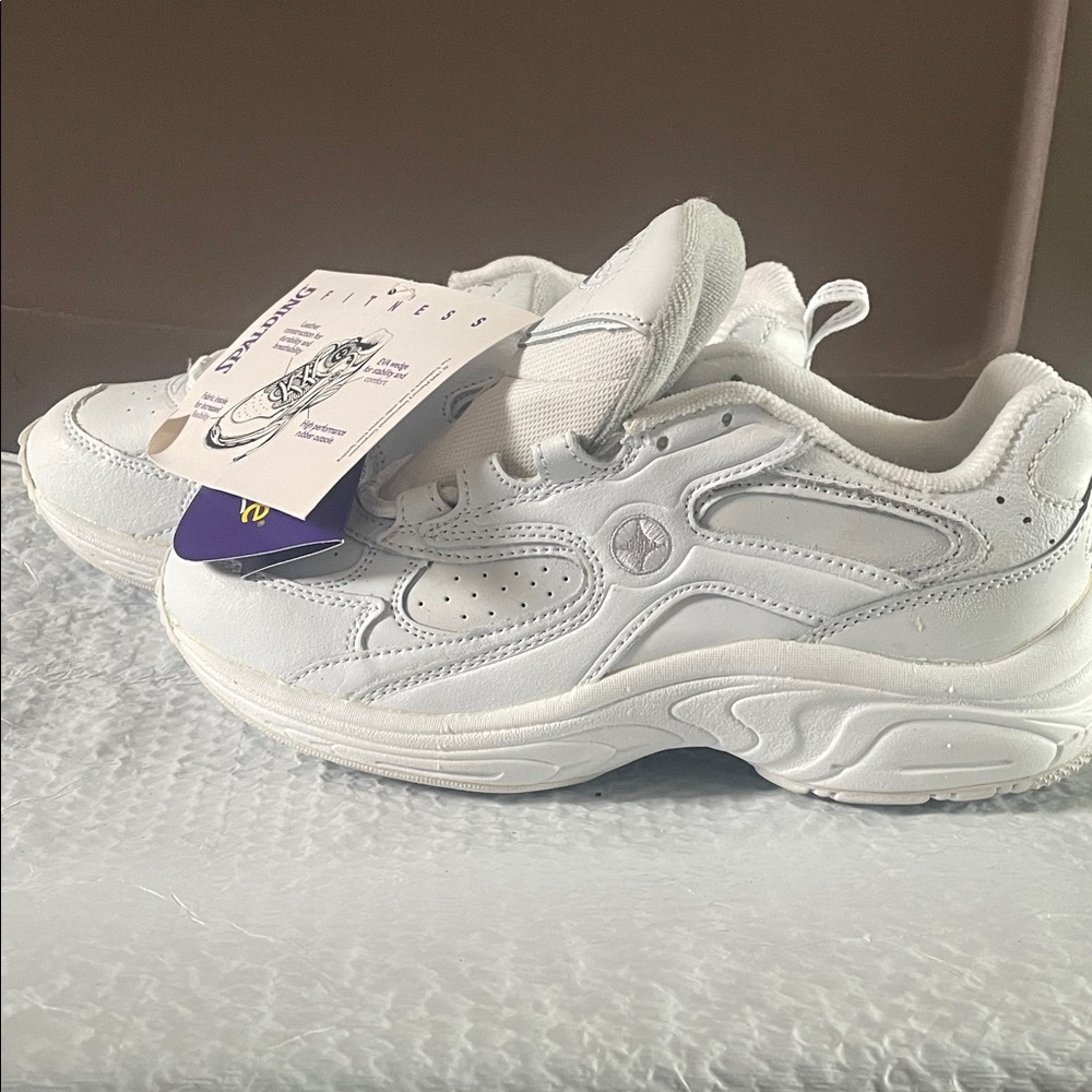 Vintage Denise Austin Spaulding White Athletic Sneakers